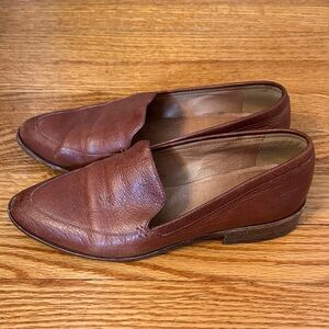 Madewell Brown Leather Loafers